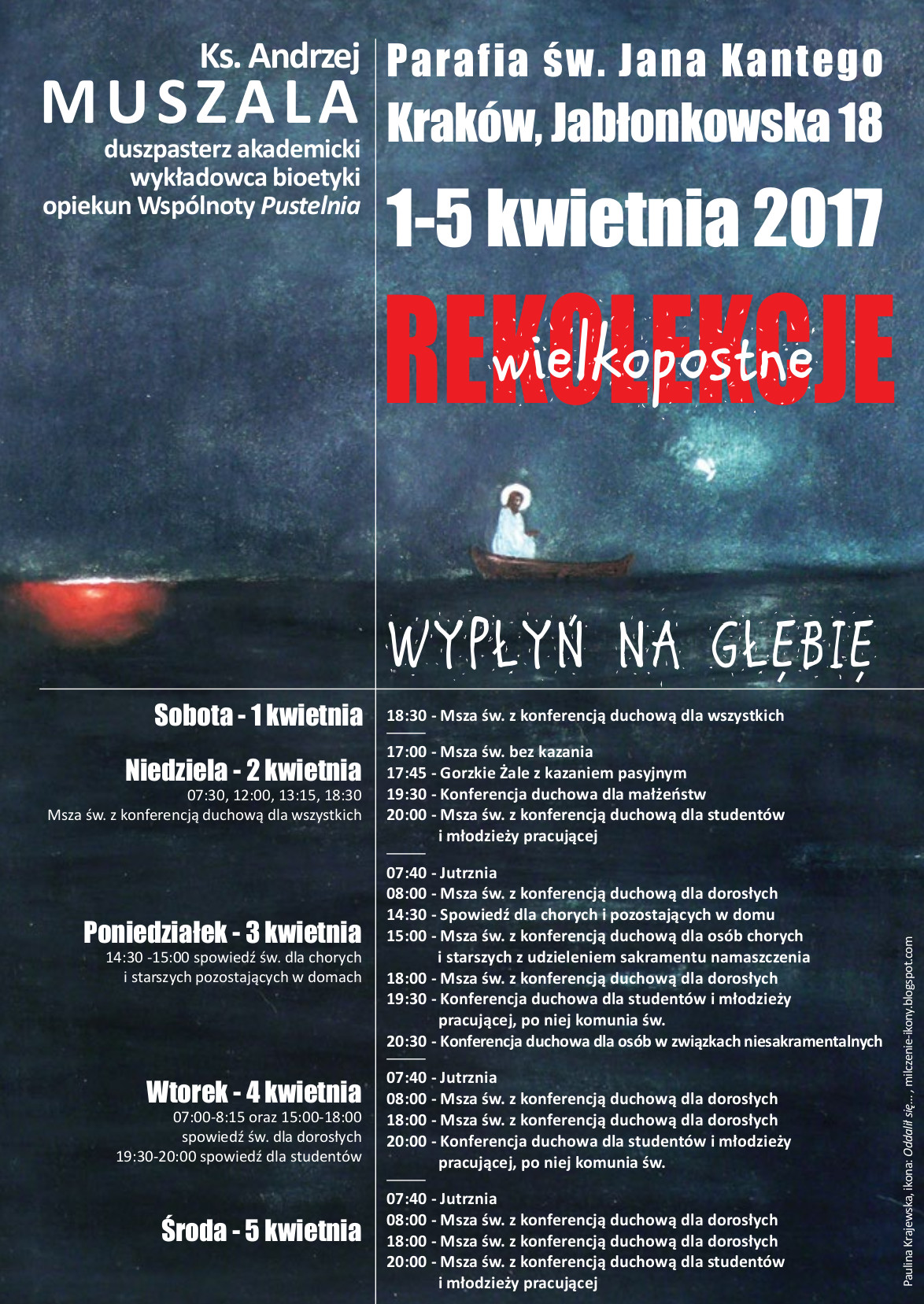 rekolekcje plakat